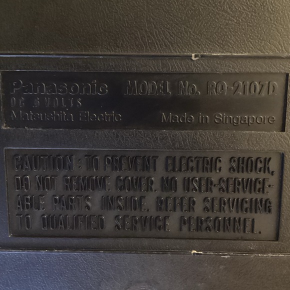 Panasonic vintage cassette tape radio - Picture 3 of 5